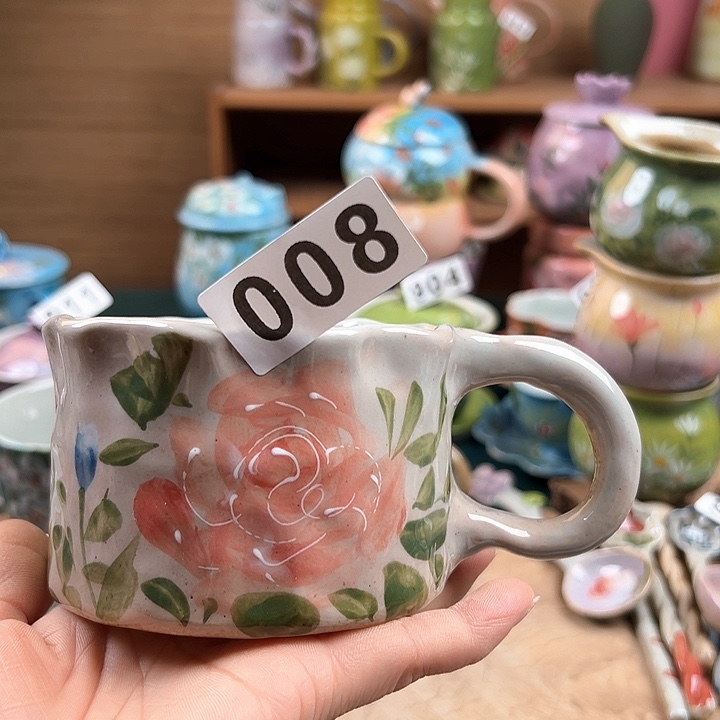 杯景德镇陶瓷手绘作品008