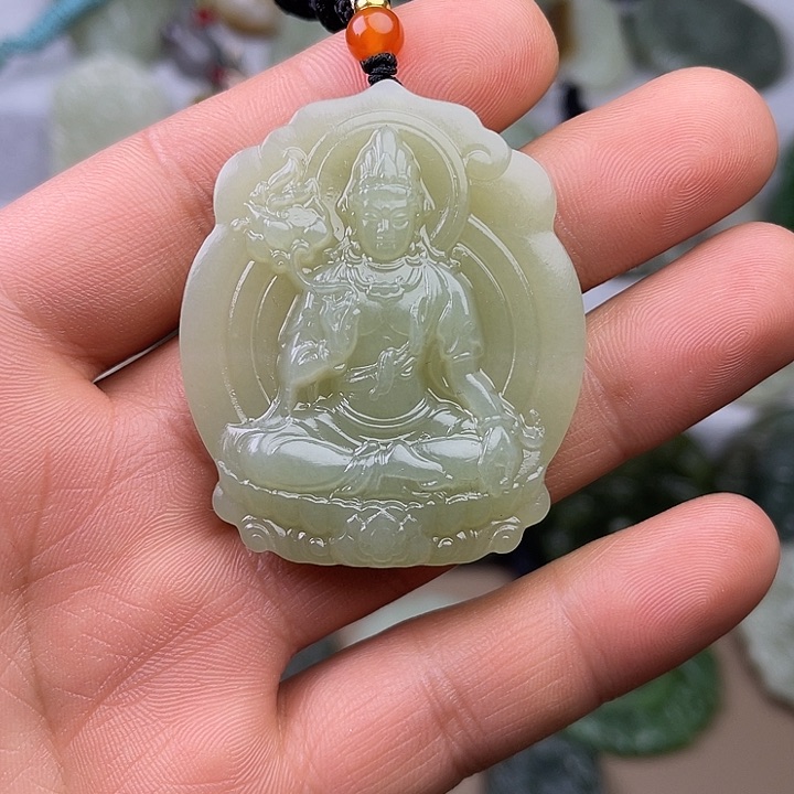 和田玉吊坠(不含链)未镶嵌