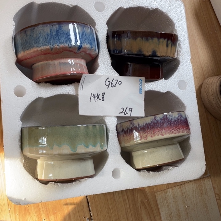 粗陶多肉花盆微瑕670