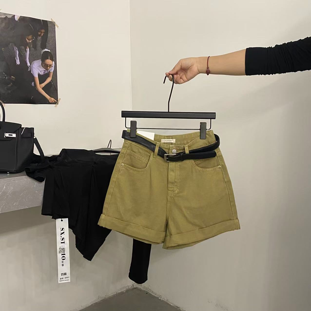 【ARONG阿荣家】短裤66221-咸菜黄-SML