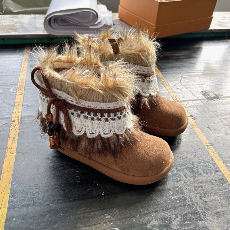 东北真皮两穿雪地靴女2025冬季新款加绒加厚保暖防水防滑百搭短靴