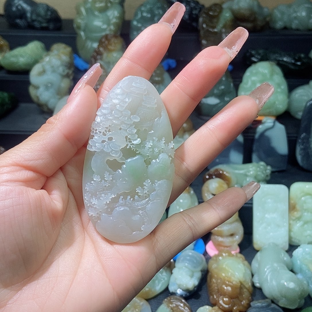 和田玉颈饰未镶嵌