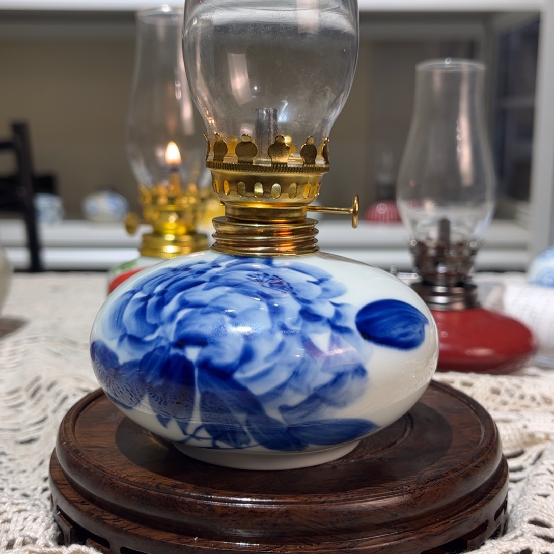 摆件景德镇陶瓷香薰灯