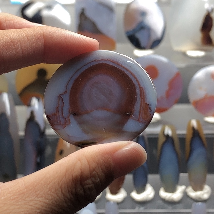 玛瑙/玉髓未镶嵌珠宝半成品