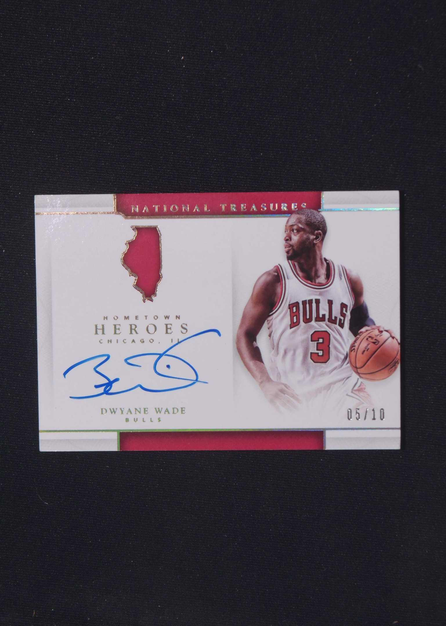 【直播开价】韦德 家乡英雄 签字 帕尼尼 球星卡包邮