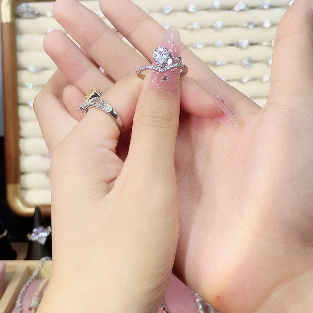 足银合成碳硅石白鹭16