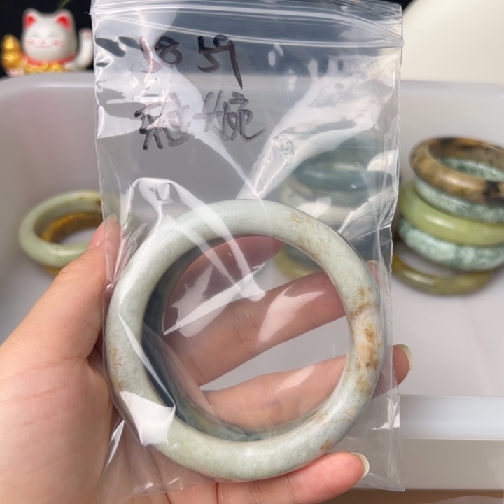 蛇纹石玉手镯未镶嵌雅*~