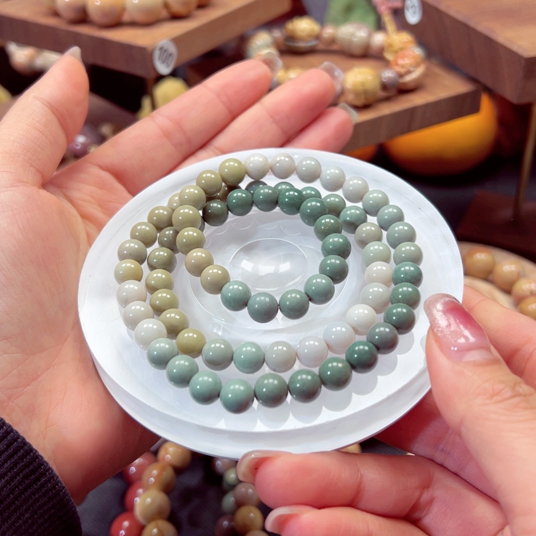 石英质玉手链未镶嵌无*げ23