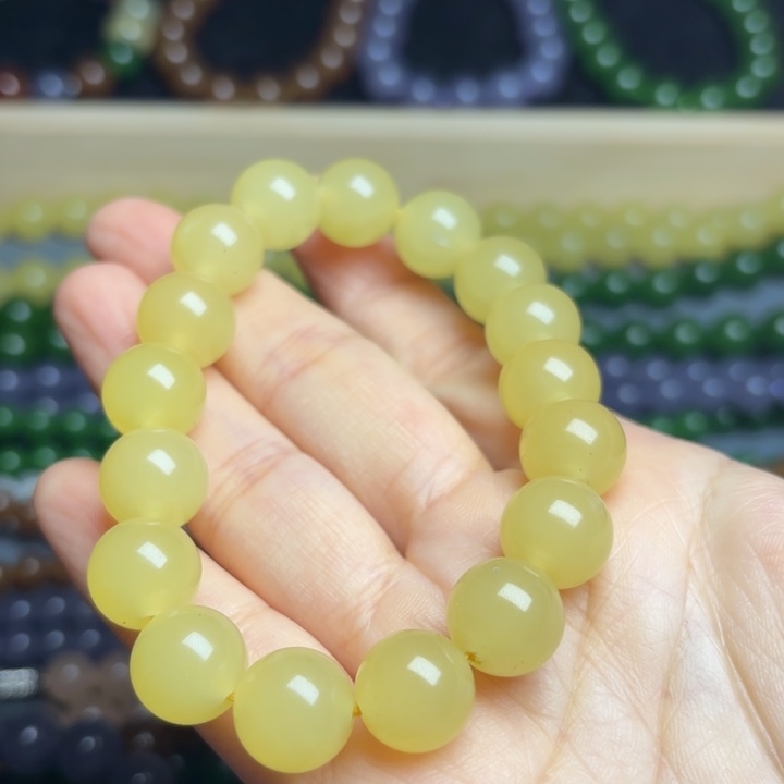 蜂蜜水12mmmmmmmm手链