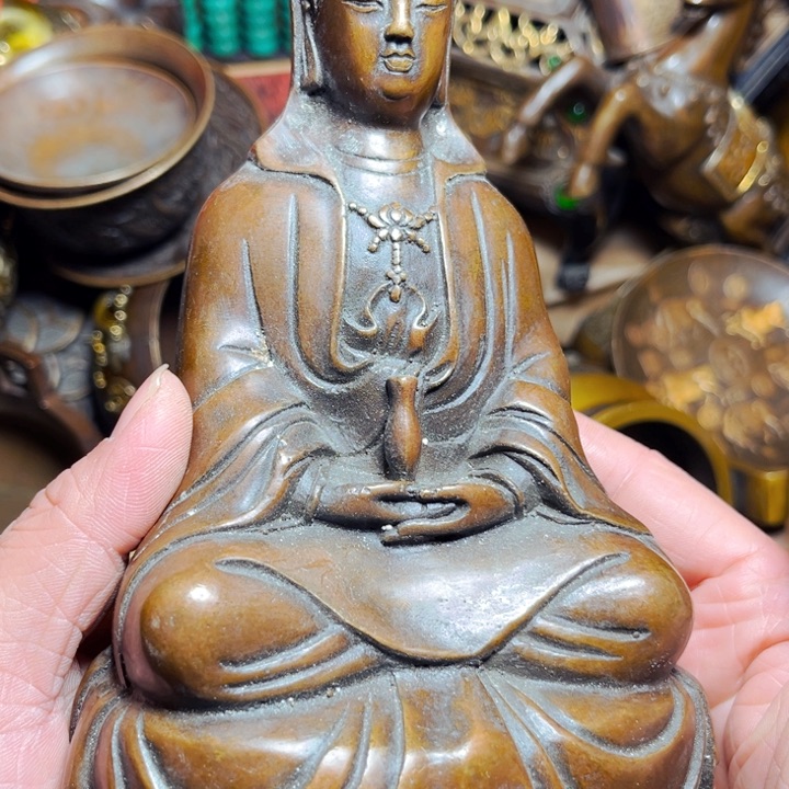 铜器摆件收收藏藏