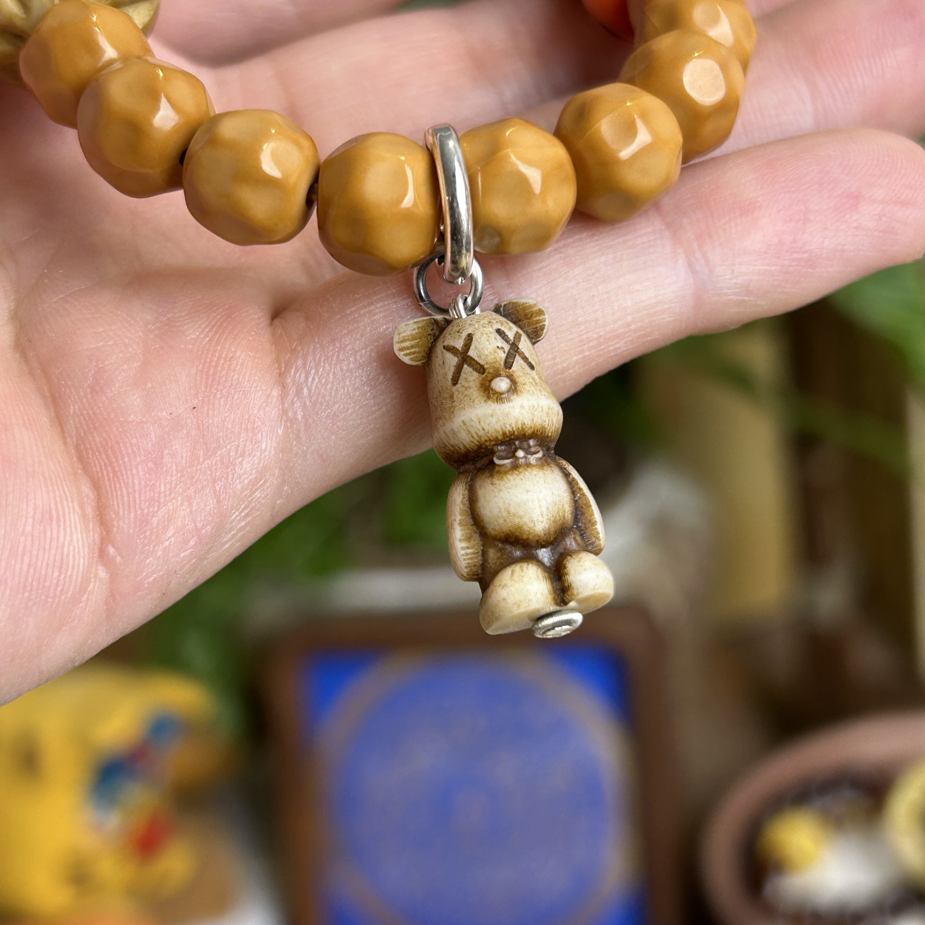 「牛骨小熊」｜小提溜文玩配饰（多样性发其一）