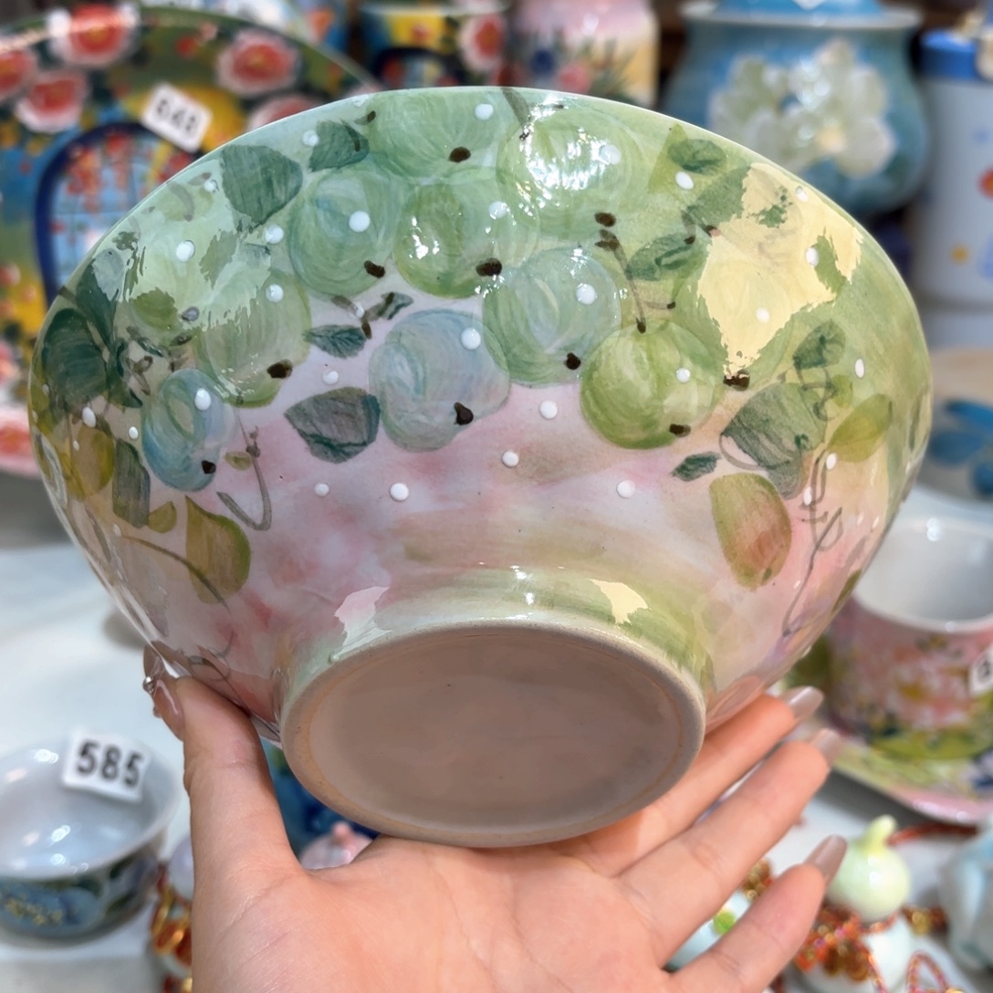 景德镇手绘高温釉下彩陶瓷茶具