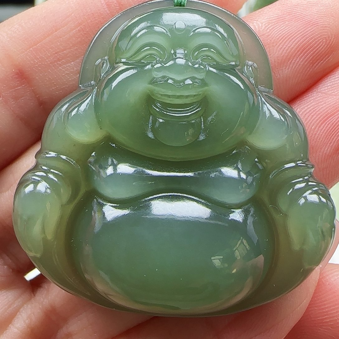 和田玉未镶嵌吊坠(赠链)