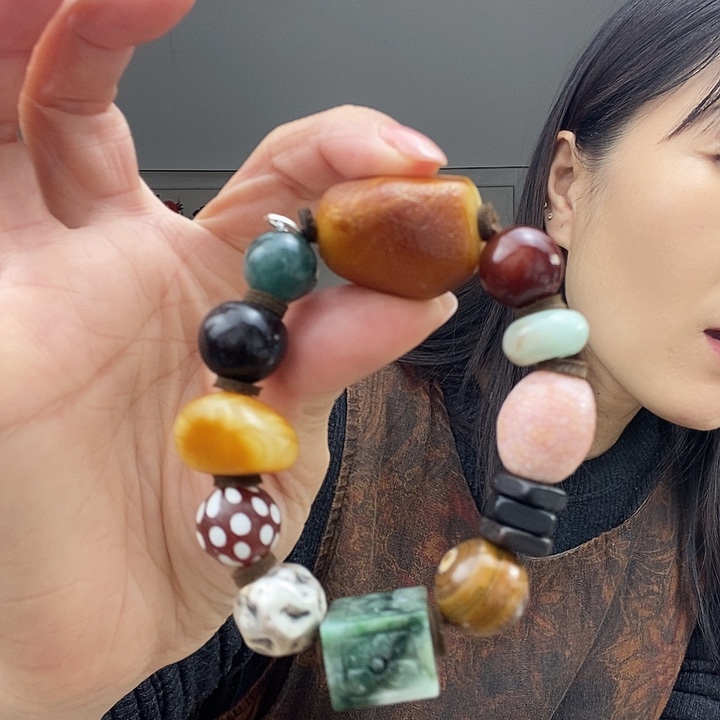 蜜蜡手串未镶嵌手串