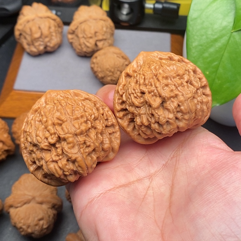 【闪购商品】文玩核桃把件官帽全品46