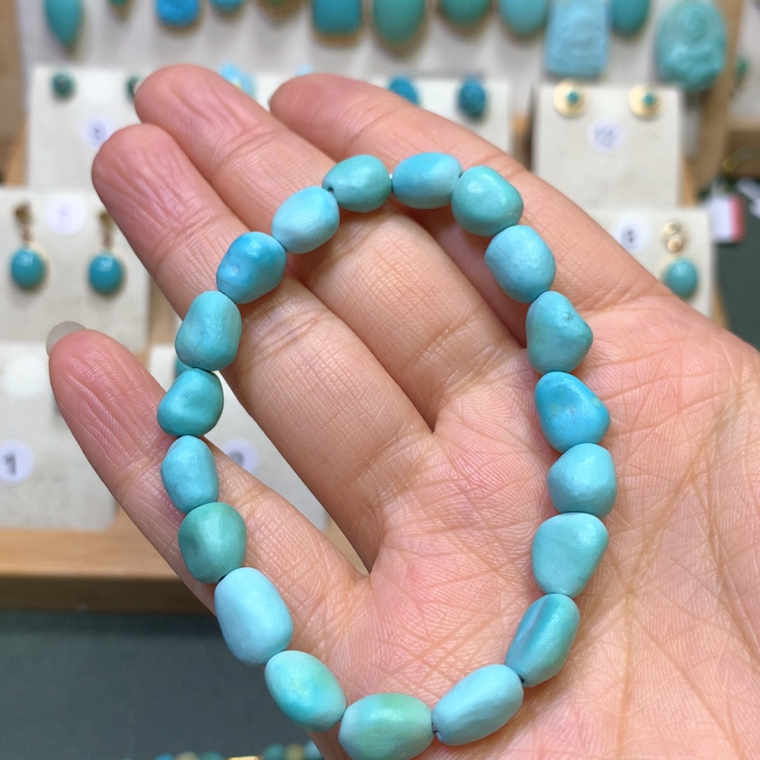 绿松石手串未镶嵌