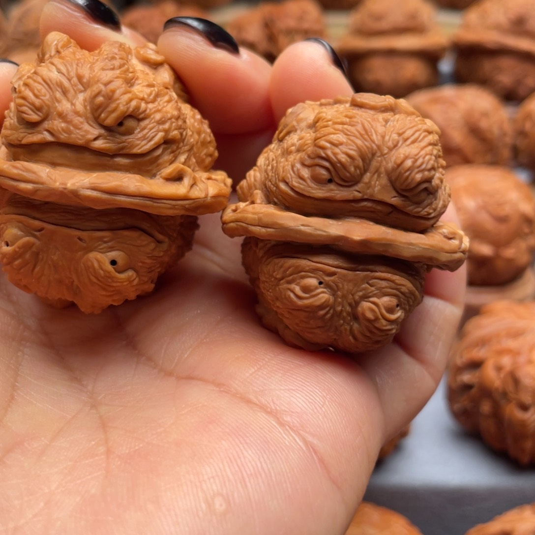 手串/手链核桃用****5金蝉蛤蟆头核桃雕刻核桃