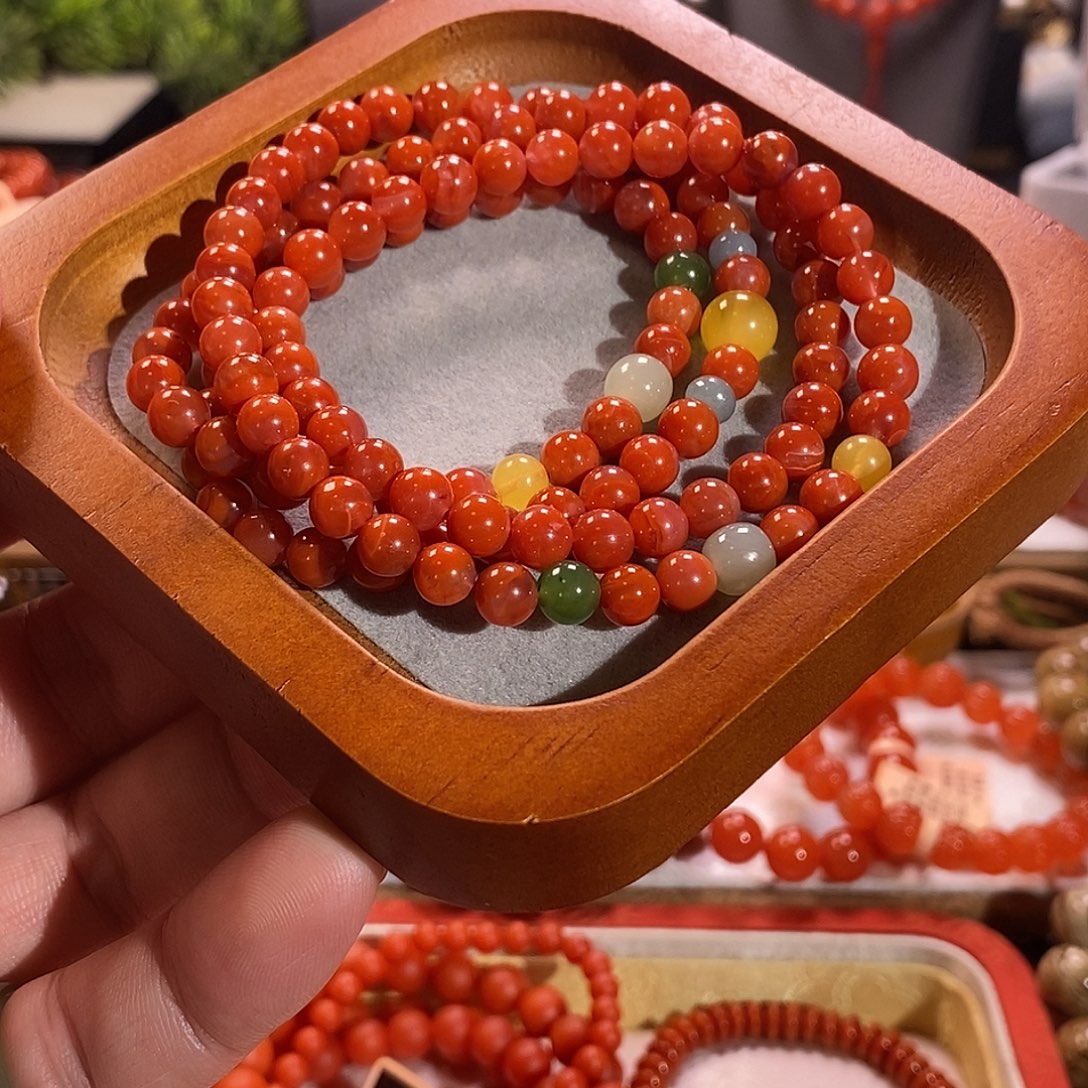 南红玛瑙未镶嵌手串