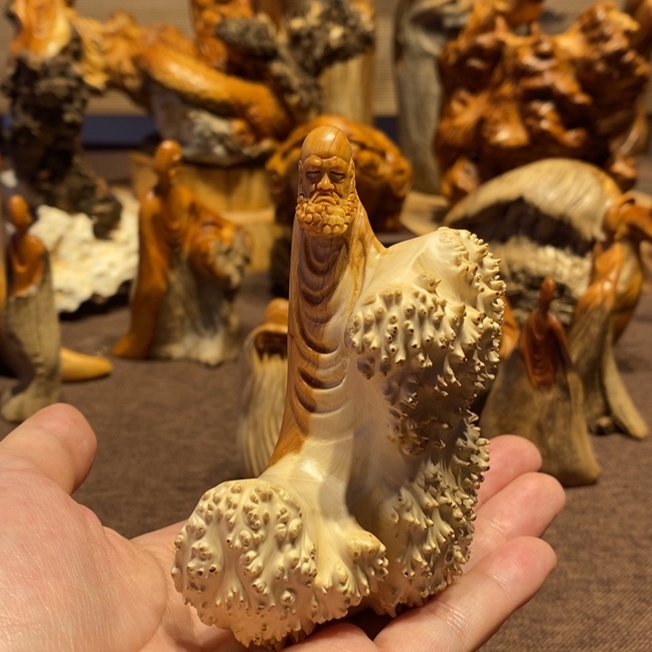 柏木（崖柏）不**行双色达摩