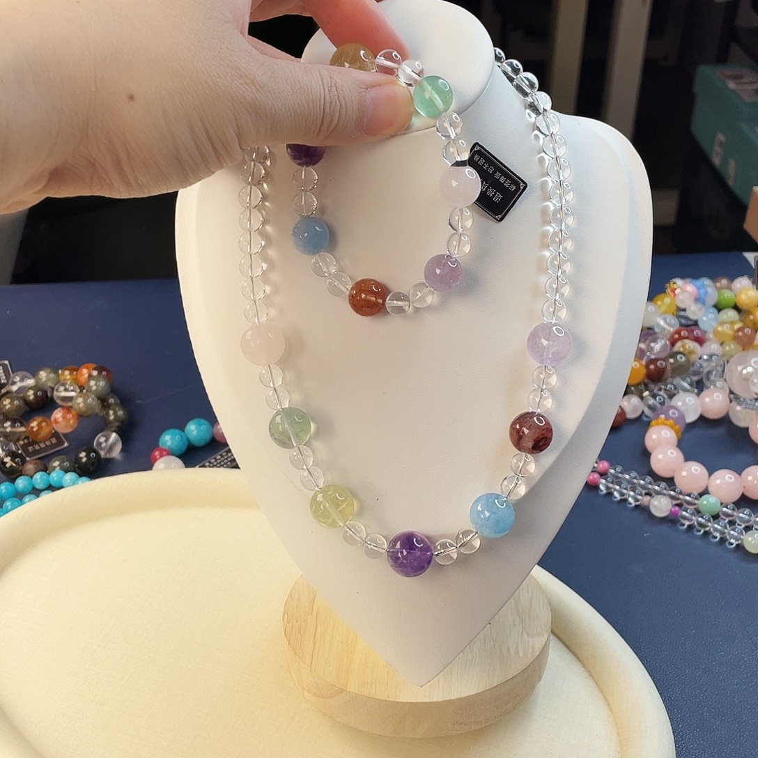 水晶银S925镶嵌手链