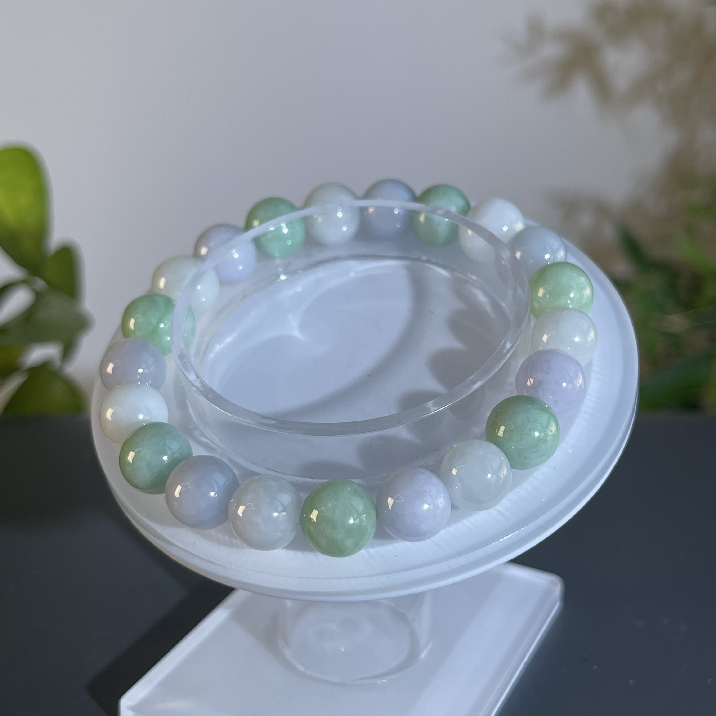 JCA13-26 天然缅甸翡翠A货 翡翠手串