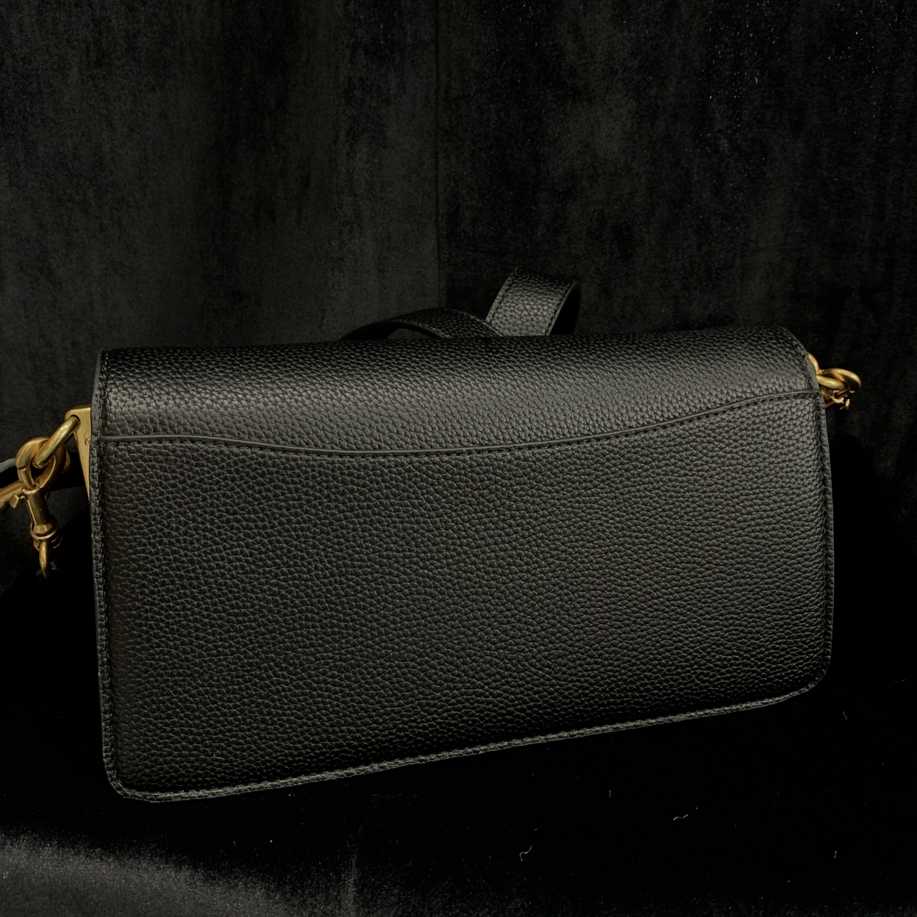 COCO DICV2025新款高端定制时尚女包 压纹扣 黑色