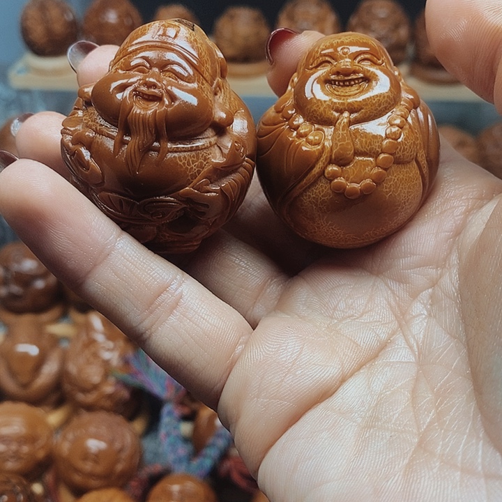 北***狼橄榄核手串/手链财迷