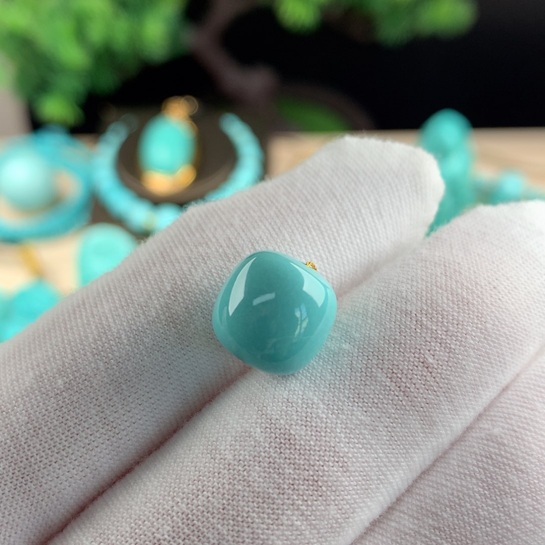 绿松石配珠卡11.5未镶嵌