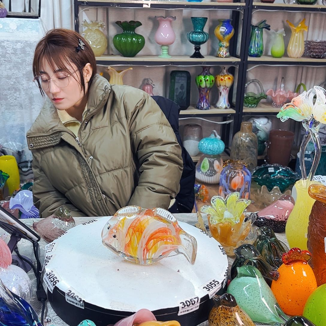 鱼不完美家悦琉璃工艺品