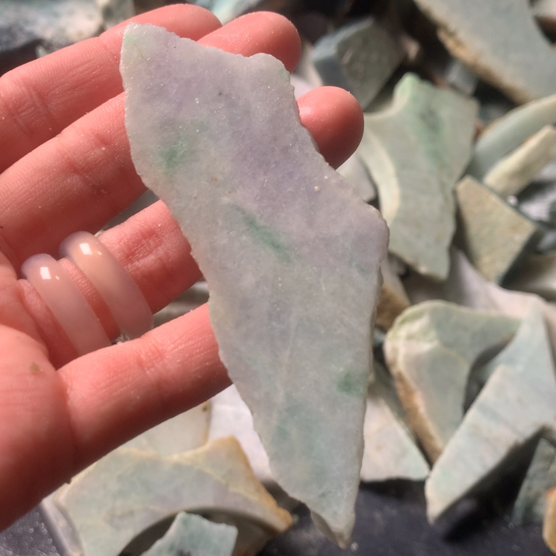 翡翠颈饰未镶嵌缅甸翡翠