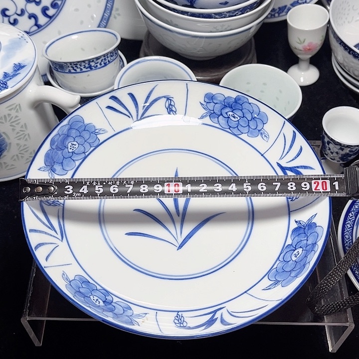 碗手绘木棉花八寸盘
