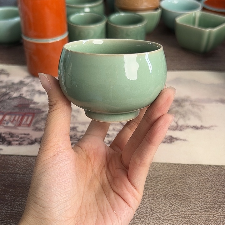 小米茶器龙泉青瓷