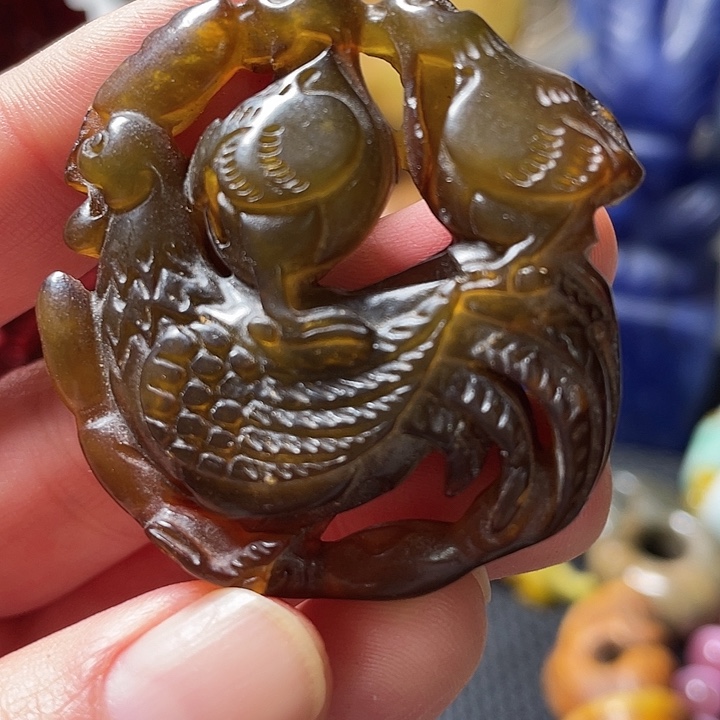 紫金钵盂菩提吊坠