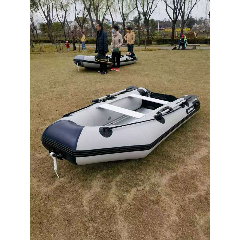 铝合金底冲锋舟橡皮艇加厚加硬耐用路亚艇耐磨钓鱼船充气船