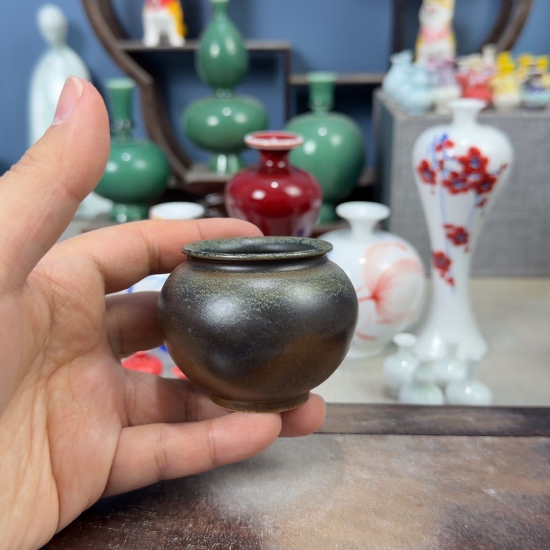 陶瓷手工小花器摆件