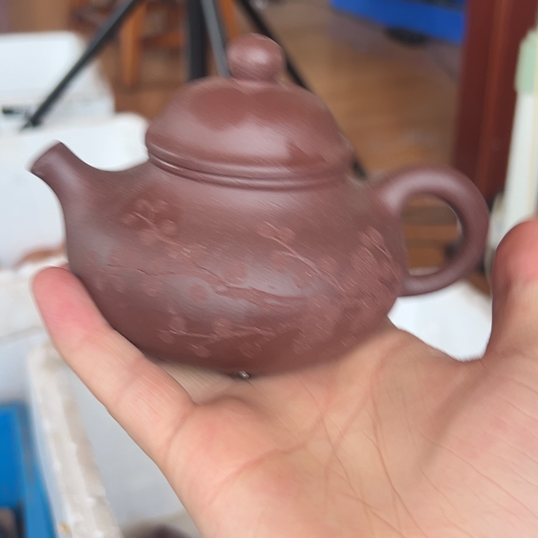 茶壶紫砂紫砂的味道很好