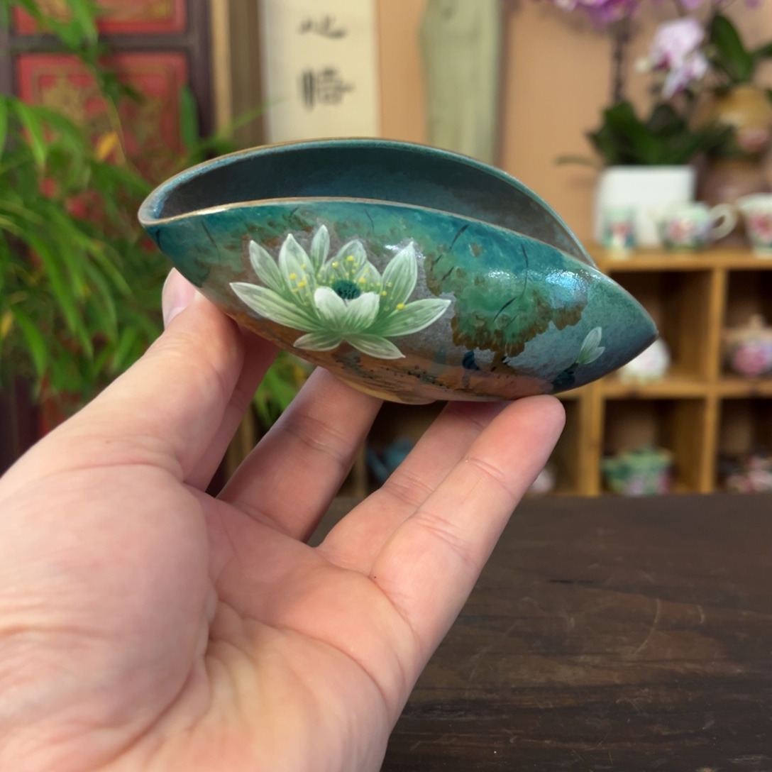 柴烧纯手工手绘陶瓷