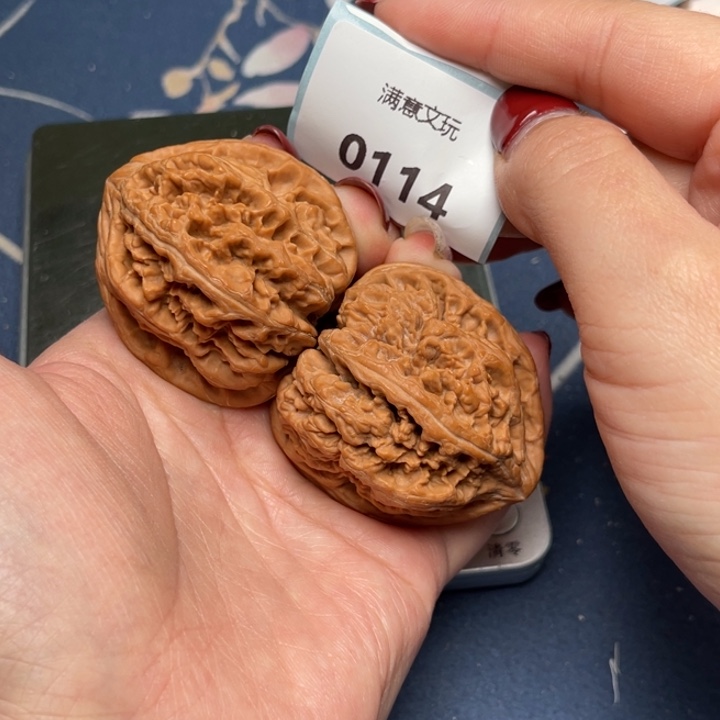 文玩核桃把件粗筋43