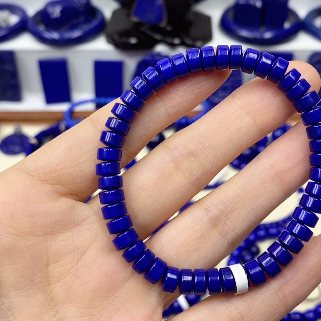 青金石手链未镶嵌