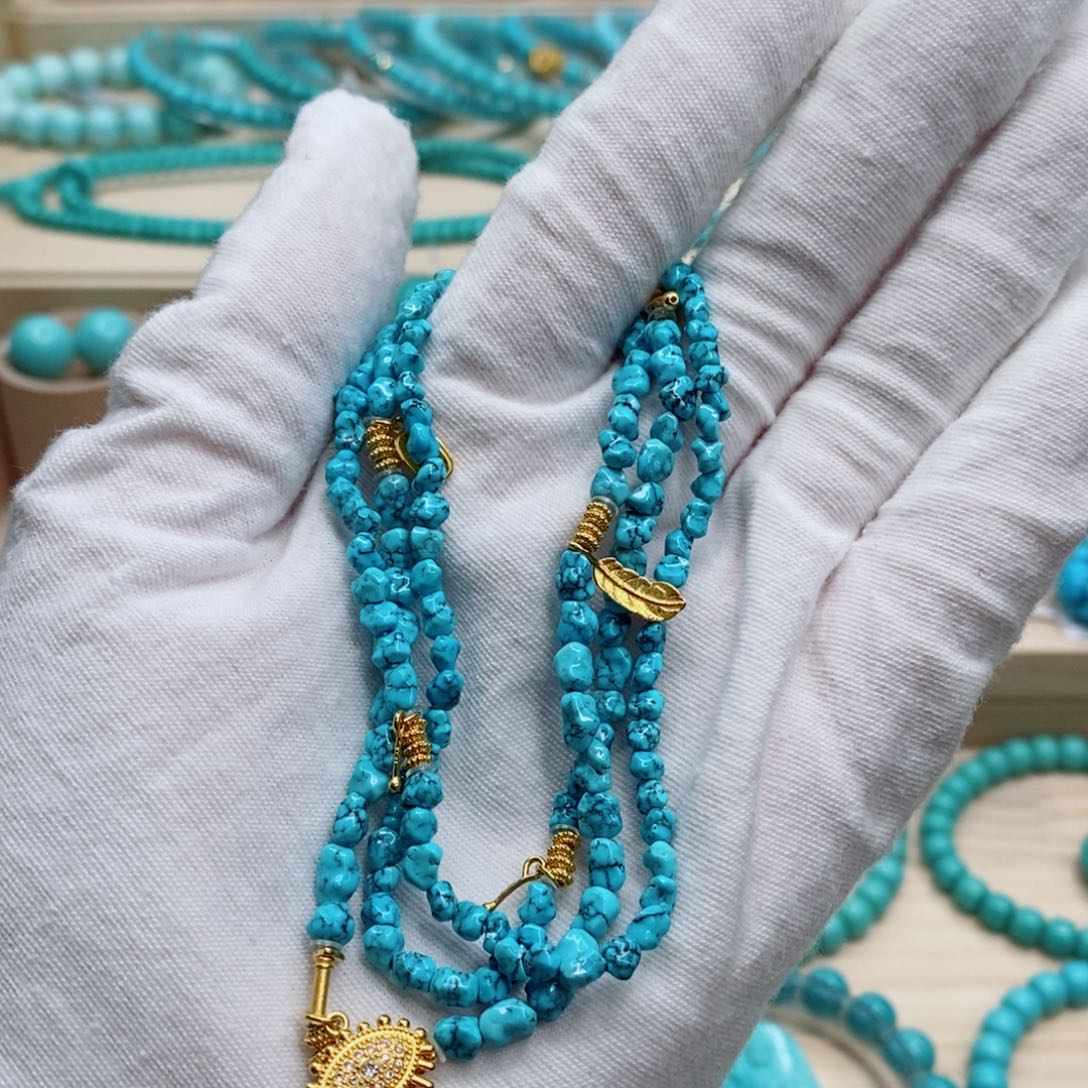 绿松石珠宝奇石未镶嵌