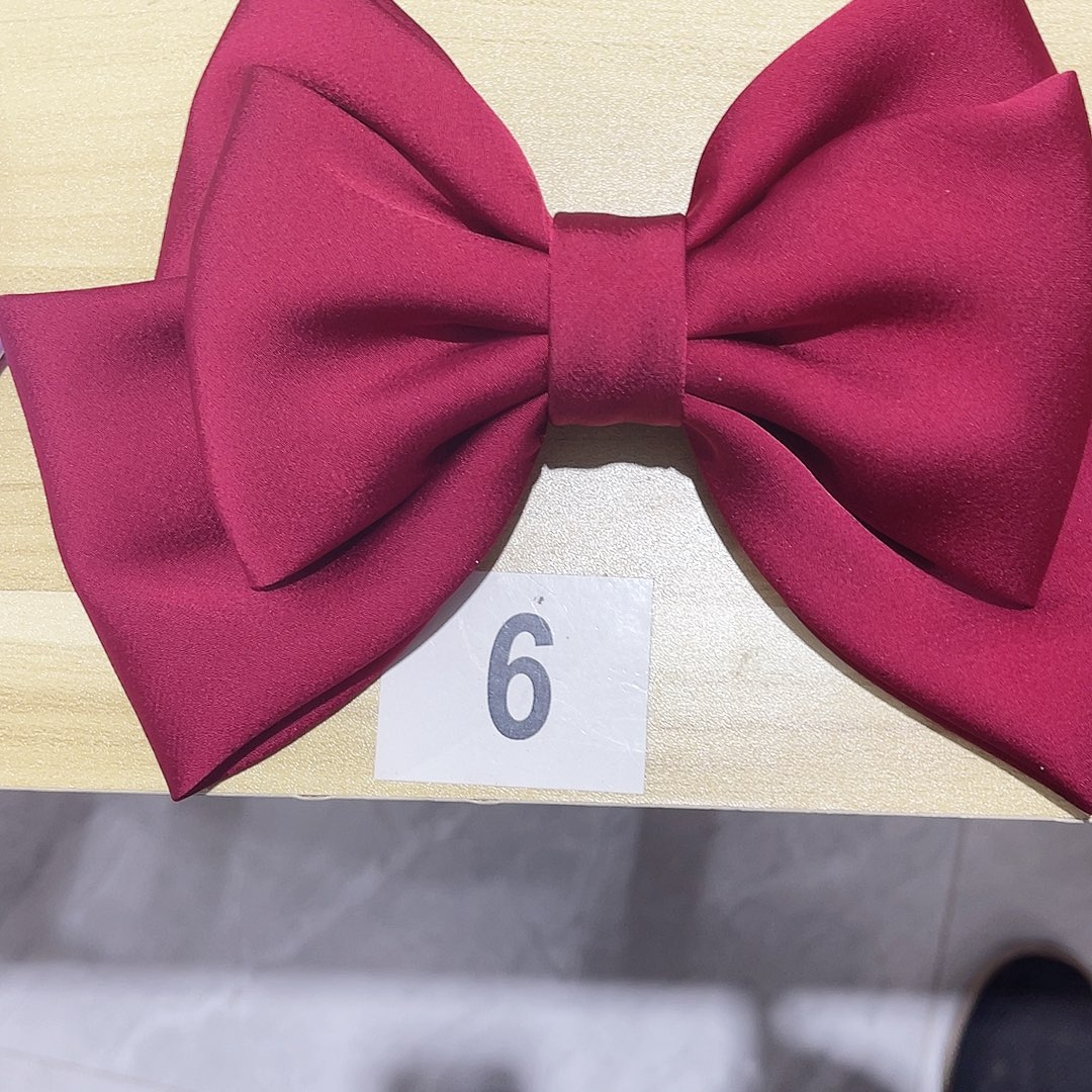 皮质铁合金蝴蝶结发夹