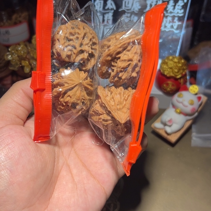 文玩核桃把件盘山三棱➕岐山三棱微瑕