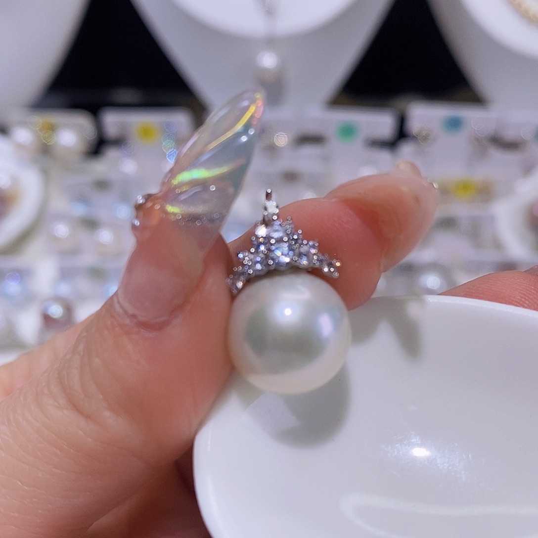 淡水珍珠颈饰合金