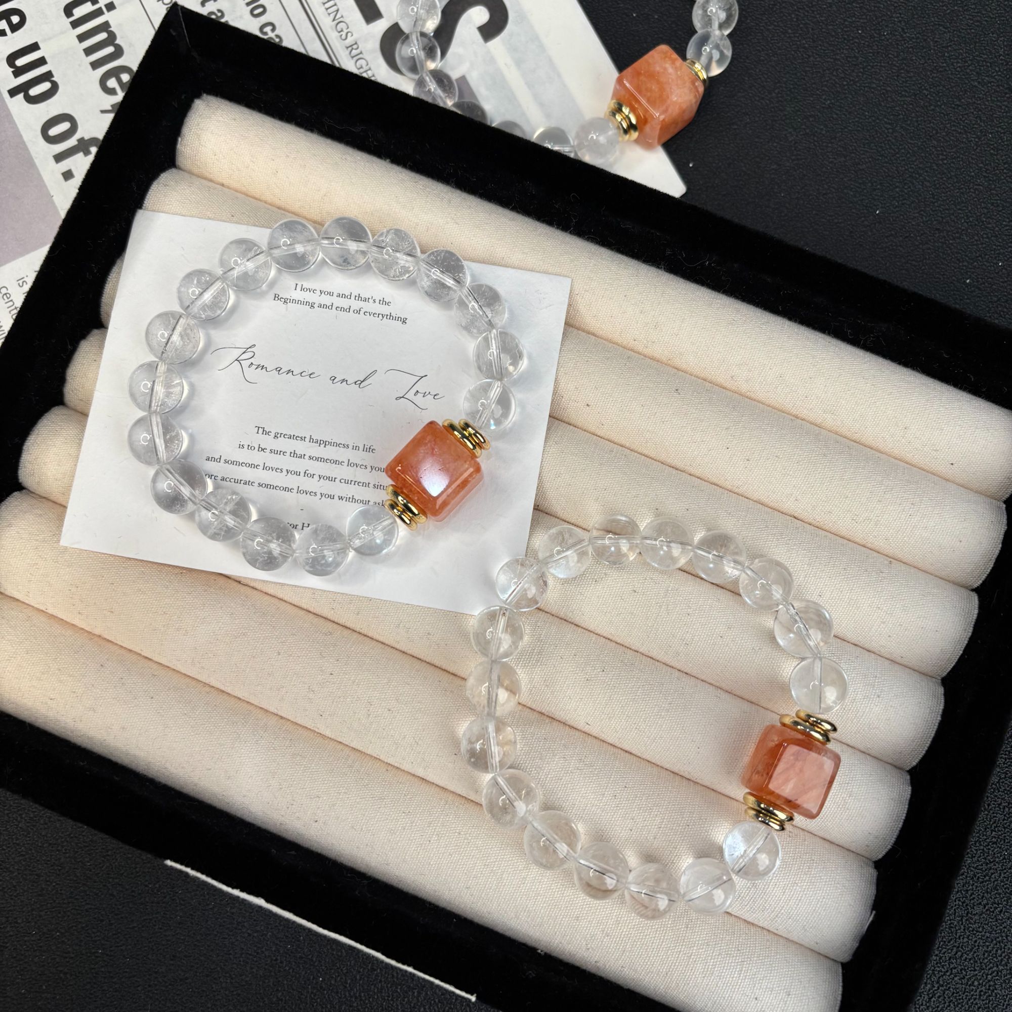 【红颜】天然白水晶轻奢手链多样性发一 T1229