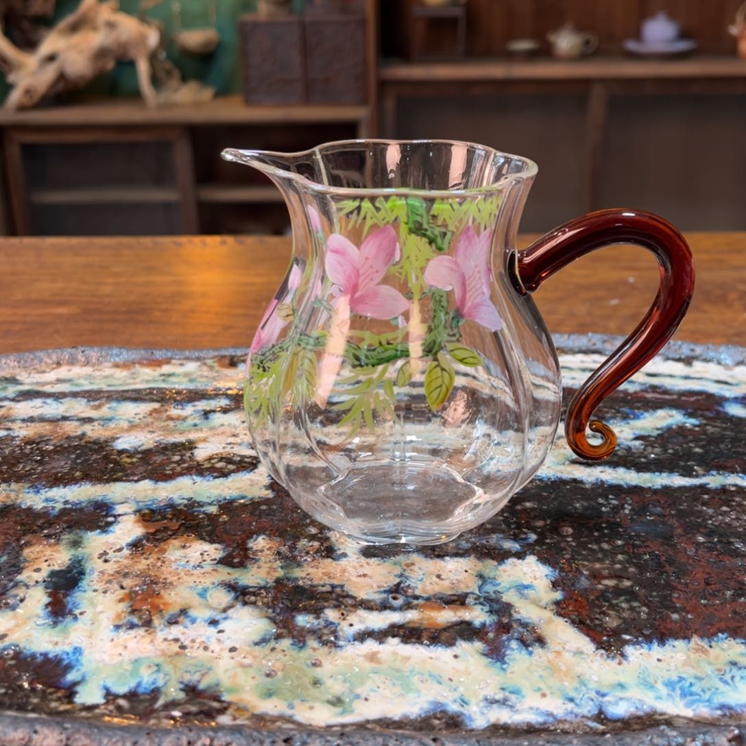 杯柴烧手工手绘陶瓷