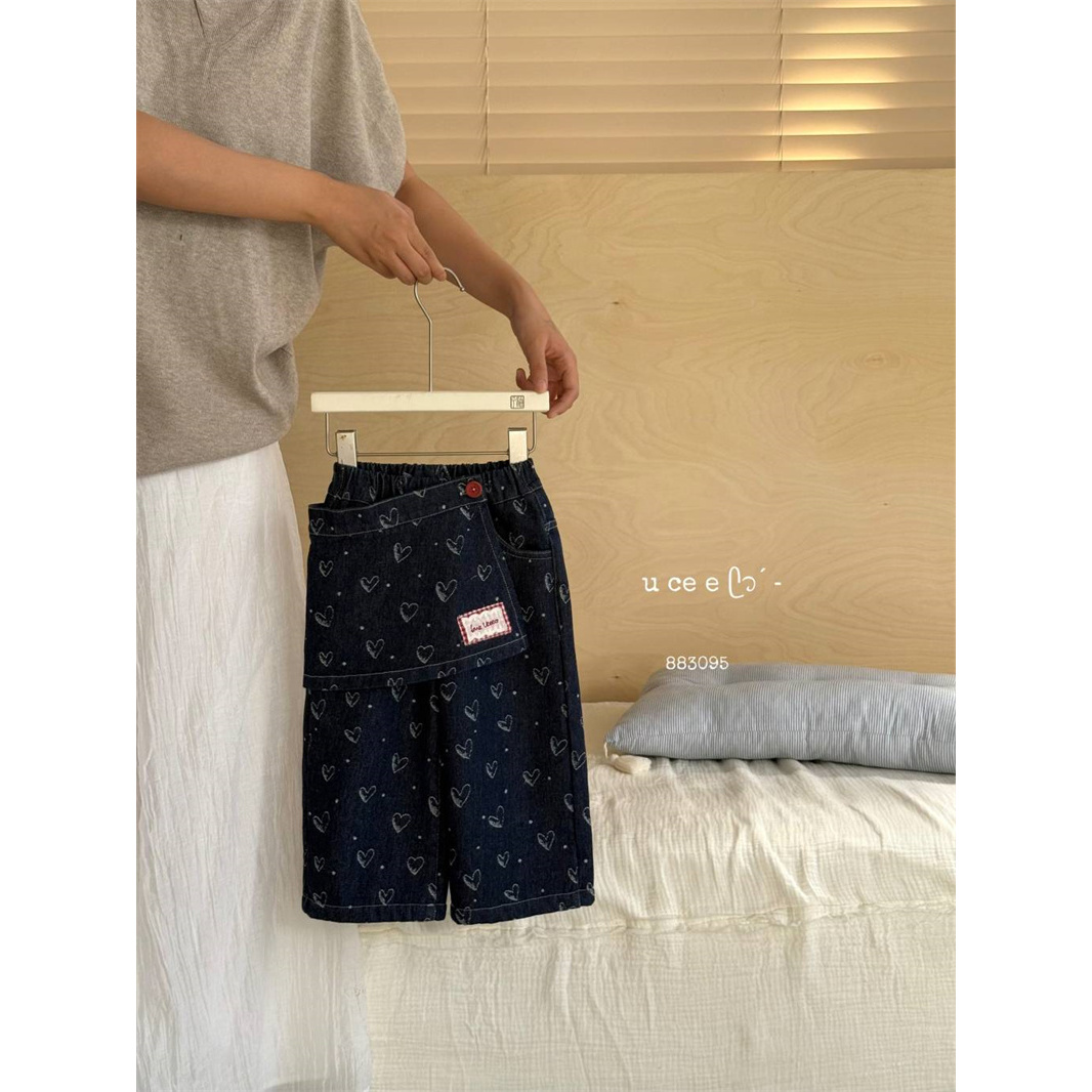 釉兮·25冬～爱心围裙休闲裤883095（童装汉服）
