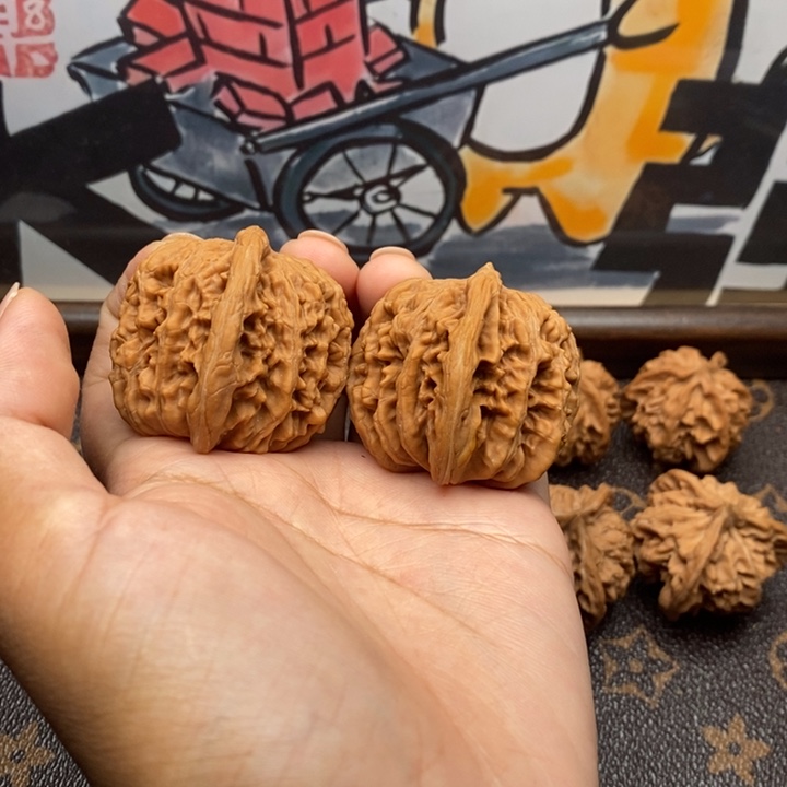 吊坠文玩核桃42四座楼