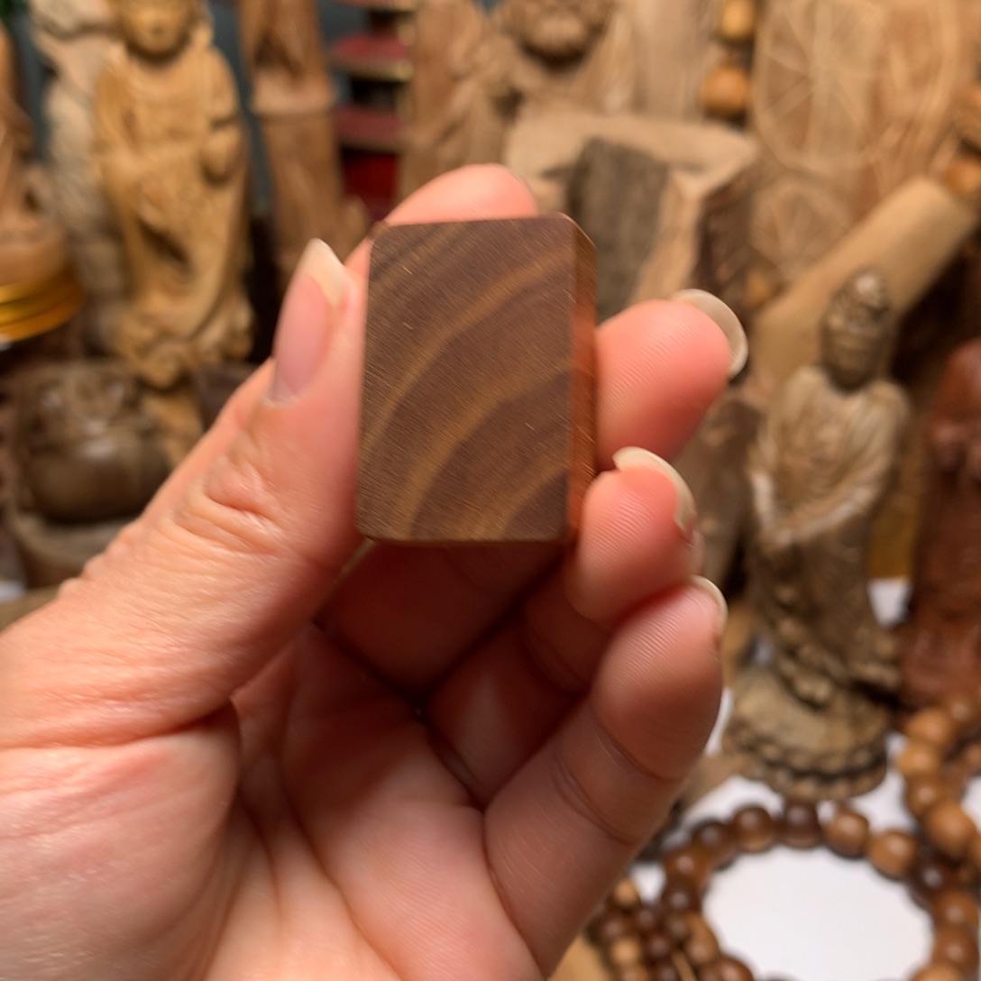 檀香木手串/手链老山檀香321虎皮纹黑肉无事牌牌