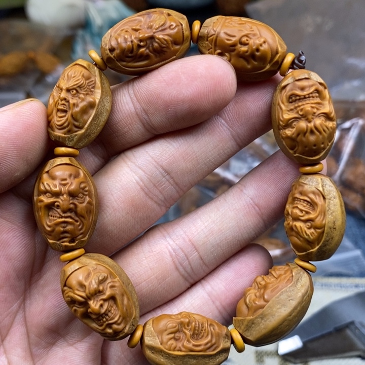 橄榄核手串/手链橄榄核雕工艺手串