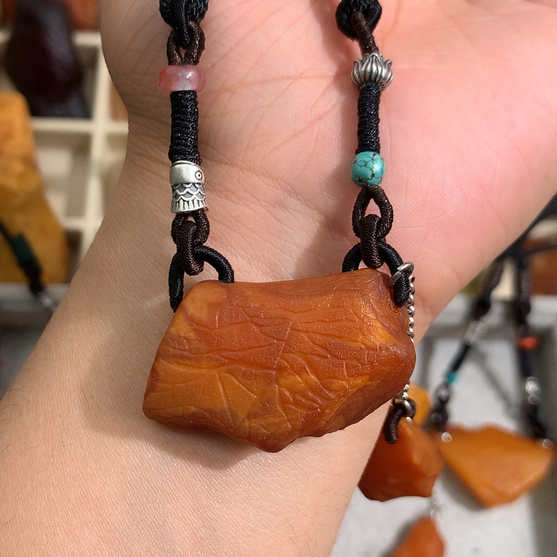 蜜蜡裸石未镶嵌你